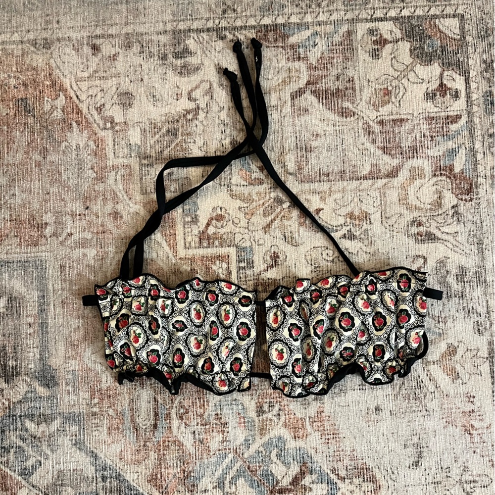 Vintage Rose Swimsuit Top